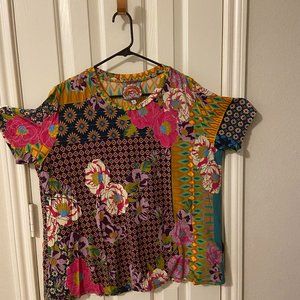 Johnny Was XL knit crewneck